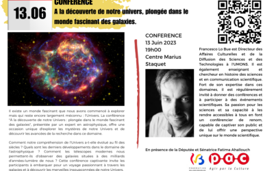 13.06.23 Conférence “A la découverte de notre univers, plongée dans le monde fascinant des galaxies”